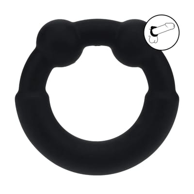 Levelz - Metal and Silicone Cockring
