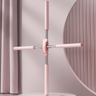 Duurzaam En Veilig Verstelbare Yogastokken Rekinstrument Schouder Rug Correctieve Stok Yoga Accessoires Open Schouder Schoonheid Rugvorm Trainer gray