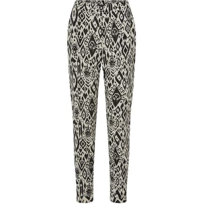 esmara Dames broek (Zwart/wit, XS (32/34))