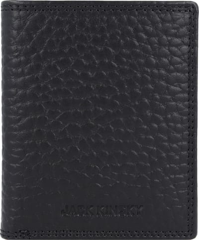 Jack Kinsky Albany 105 Portemonnee RFID Leer 8.5 cm - Jongens - Staand formaat - schwarz