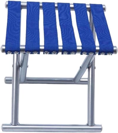 Bagagerek Opvouwbaar - Kofferstandaard Reisrek - Bagage Opbergen - X-vormige Structuur - 30x27x31cm - Blauw