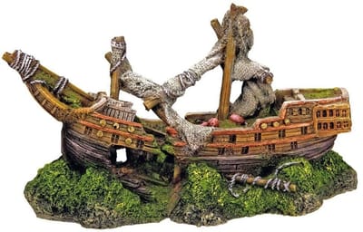 Aqua-ornamenten „BOOT” 22 x 9,5 x 12,5 cm