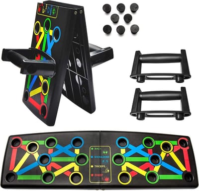 Multifunctionele Push-Up Board voor Thuis Fitness - 14-in-1 Oefengereedschap voor Krachttraining