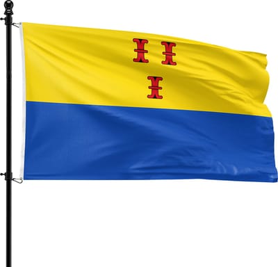 VlagDirect - Barneveld vlag - Gemeente Barneveld vlag - 90 x 150 cm.