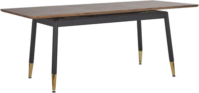 CALIFORNIA - Uitschuifbare eettafel - Donkerhout - 90x160/200cm - MDF