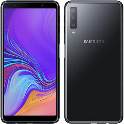 Gerenoveerde Samsung Galaxy A7 (2018) A750F Dual SIM Android 4GB RAM 128GB ROM Met Enkele SIM/Dubbele SIM Simple Set zwart