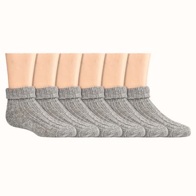 Wollen kindersokken | biologische wol | 5 kleuren | verschillende maten | per 4 paar