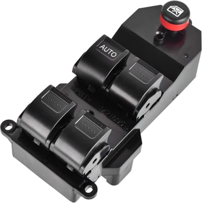 Geschikt voor Hoofdschakelaar voor de elektrische ramen aan de bestuurderszijde voor Honda Civic 2001-2005, Honda CR-V 2002-2006, vervangt OE#35750-S9A-305