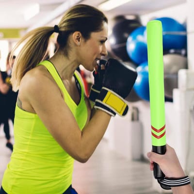 Duurzaam Bokspad Doel Fitness Trainingstool Uitrusting Gevecht Stootstokken Geel Green groen