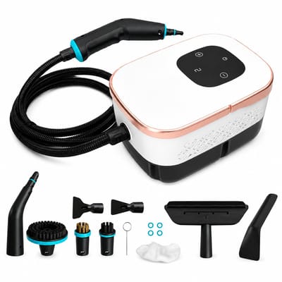 Handheld Stoomreiniger 2500W - Stoomreiniger 1000ML Watertank 6 Opzetstukken