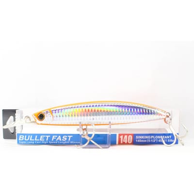 Leurre coulant Yo Zuri Duel Hardcore Bullet Fast 140 mm F1244-HSO (7659) white