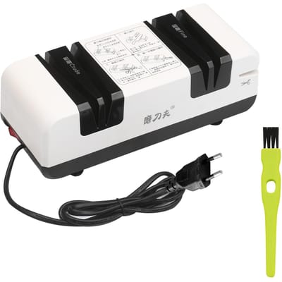 Professionele elektrische messenslijper Multifunctionele automatische snijslijpers met afschuining van 15 graden EU Plug Set 1