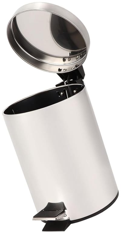 Prullenbak Pedaalemmer - Vuilnisbak Keuken - Hygiënisch Werken - Spiegelgepolijst Anti-vingerafdruk - 3L 28x21x21 cm - Roestvrij Staal