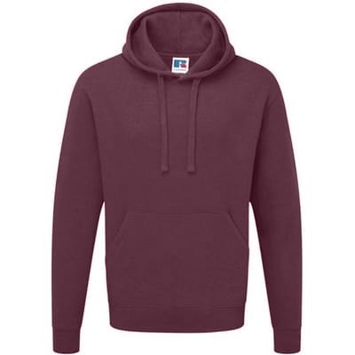 Russell Kleuren Heren Hooded Sweatshirt / Hoodie (Bourgondië)