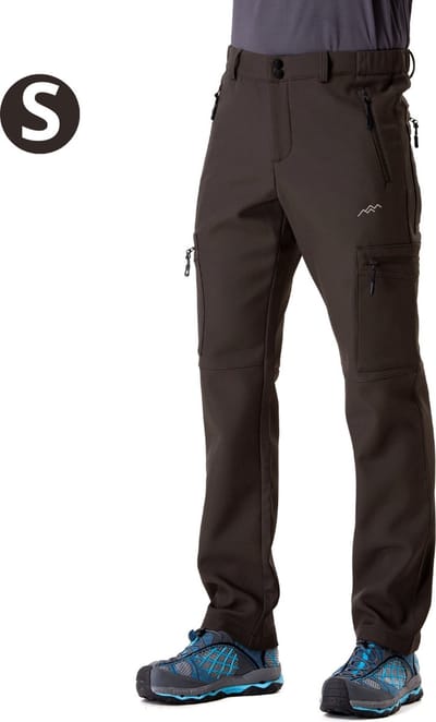 Nivard Skibroek - Skipak - Snowboard Broek - Winterbroek - Sneeuwbroek - Heren - Wintersport - Outdoor - Koffie - Maat S