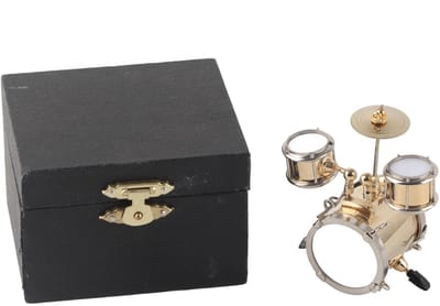 Dailygoods- Miniatuur Gitaarmodel - Muziekinstrument Ornament - Decoratie voor Woondecoratie - Hoogwaardig Messing - Comfortabel in de Hand - Levensecht Design