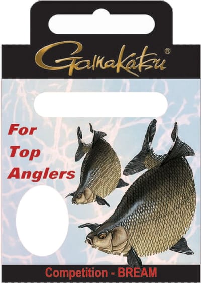 GAMAKATSU HOOK BKS-1100B BREAM 22CM COMP Lijn: 0.12 Haak:14