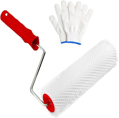 Viltroller 23 cm met Spijkers voor Egaliseren en Verwijderen Vloerbedekking