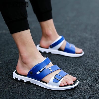 Strandslippers Herenschoenen Nieuwe Zomer Sandalen met Open Teen Mode Buitenschoenen 41