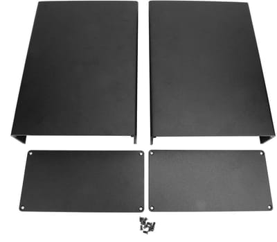 Projectdoos van Aluminium, Koelhuis met Slot, Elektronische Aansluitdoos voor Schakelkasten, 80 x 160 x 220 mm, Duurzaam en Weerbestendig