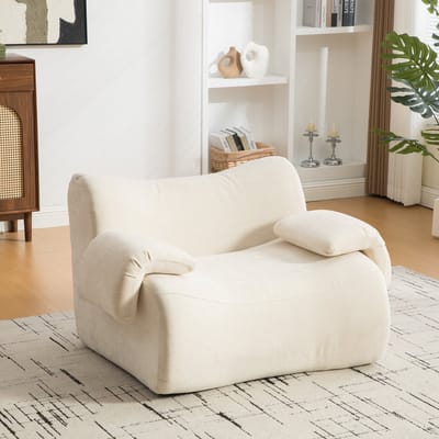 PHOEBE CAT Fauteuil - Chenille - 30D hoogelastisch schuim - Montagevrij - Beige
