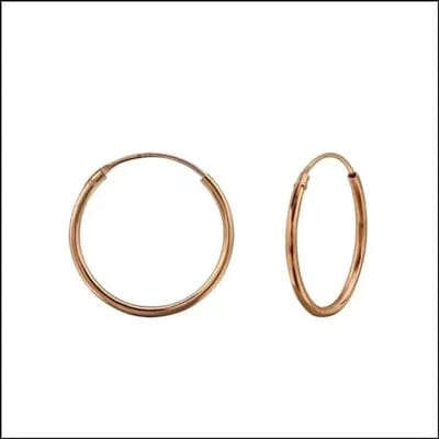 Aramat Jewels | Oorringen | Zilveren Oorringen – Meerdere Maten 8-22mm 925 Zilver Huggie | Rosekleurig / 18mm | |1,2mm | Zilver | Kinderen, Volwassenen | Verkleurd niet