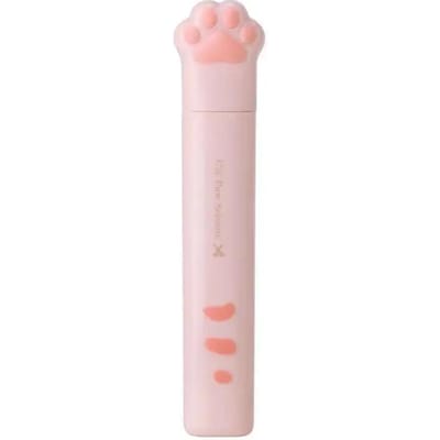 Ciseaux à main multifonctions en acier inoxydable mignons Mini ciseaux portables Kawaii pour l'art des pattes de chat Papeterie scolaire Nouveauté rose