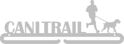 Canitrail Medaillehanger RVS (35cm breed) - Nederlands product - sportcadeau - topkado - medalhanger - medailles - canicross - canicross gordel - hondenriem