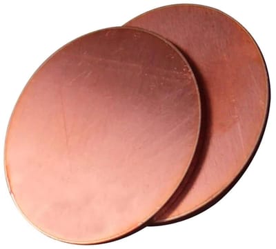 Koperen Plaat - Koperen Schijven - Industriële Toepassingen - Goede Buigzaamheid - Diameter 50-200mm - Koperkleurig