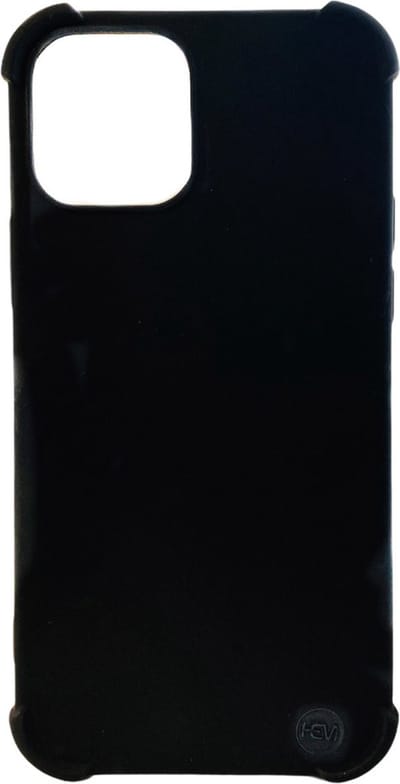 HEM hoesje geschikt voor Apple iPhone 12 Pro Max hoesje Shockproof - mat zwart hoesje iPhone 12 Pro Max - hoesje met verdikte randen voor de iPhone 12 Pro Max