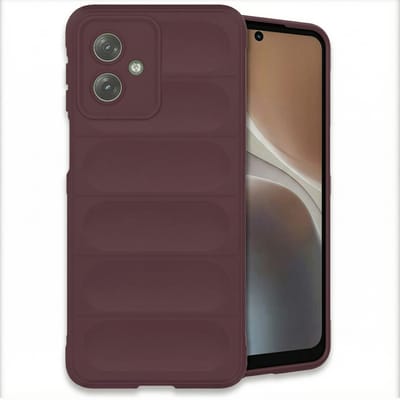 imoshion Hoesje - Geschikt voor Motorola Moto G54 - EasyGrip Backcover - Aubergine