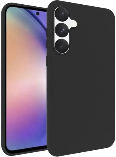 Dun TPU Hoesje Zwart Geschikt voor Samsung Galaxy A55 | Back Cover Matte Zwart | Flexibel | Lichtgewicht | Ultra Dun