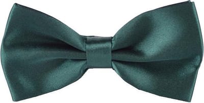 Fako Fashion® - Vlinderstrik - Vlinderdas - Satijn - 12.5cm - Donkergroen