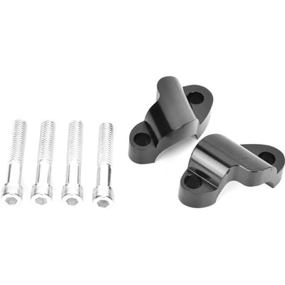 Aluminium Motorfiets Stuurverhoger Hoogte Adapter Past voor Forty Eight XL1200X Zwart gray