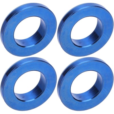 4 Stuks Mountainbike Titanium Legering Schroefbouten Spacers Remklauw Pakking M6 Blauw blue