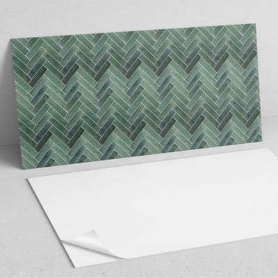 Coloray Wandpanelen Zelfklevend - 3D-visgraatpatroon PVC Wandpaneel - 100 cm x 50 cm - Groente Wandbekleding Zelfklevend - 1 stuk - Texturen Wandpanelen Zelfklevend - Wandpaneel Keuken - Wandpanelen Badkamer