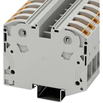 Phoenix Contact 3212064 Hoogstroomklem 16 mm Veerklem Grijs 10 stuk(s)