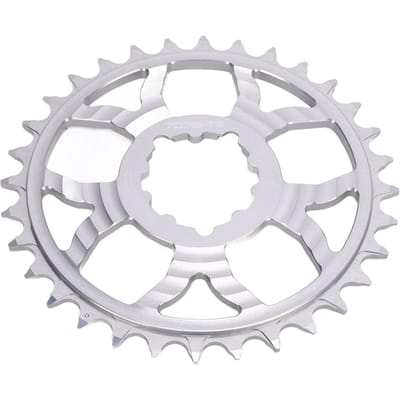 Fiets Crankstel 32T Rond Tandwiel Holle Aluminiumlegering Enkel Tandwiel Positieve en Negatieve Tandplaat Tandwiel zilver