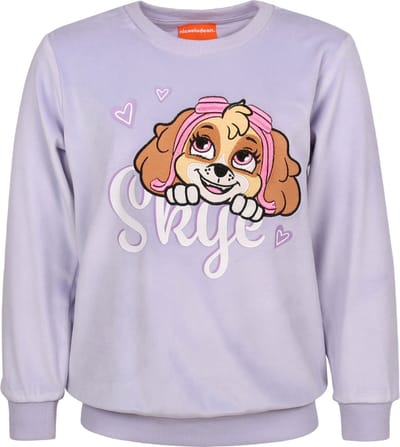 Paw Patrol Skye - Kindersweatshirt, meisjessweatshirt van velours / 104
