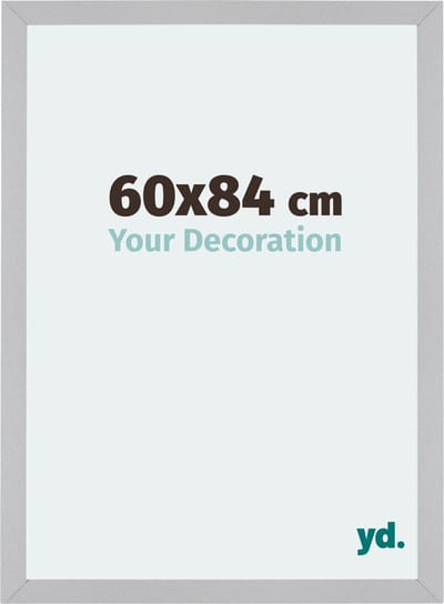Your Decoration - Fotolijst 60x84 cm - MDF - Zilver Mat - Mura