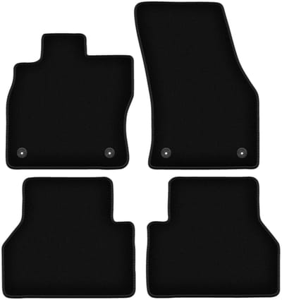 BASIC zwarte veloursmatten voor: Volkswagen Caddy IV combivan (2020-)
