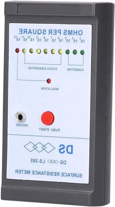 Weerstand Tester - Meetinstrument - Nauwkeurig Meten - Hoge Nauwkeurigheid - 17 x 9 x 6 cm - Foto Kleur