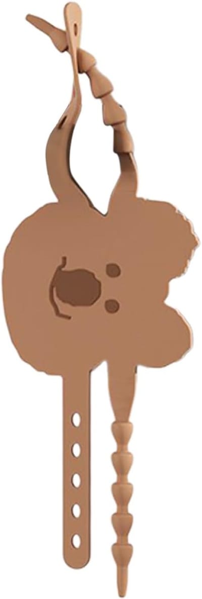 Deur Stopper - Deur Demper - Stil Huis - Schattig Dier Design - 18 cm Lengte - Donker Koffie