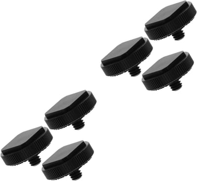 Fotografie Accessoires Set - Flits adapter - Camera Uitbreiding - Metalen Beugel - 6 Stuks - Zwart