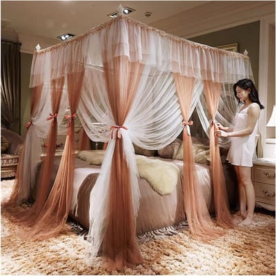 Bed Luifel - Nachtelijke Slaap - Slaap Verbeteren - Prinses Stijl - 1.5x2.0m - A