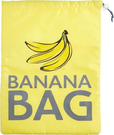 Famanu – Herbruikbare bananentas – Groene en gele vershoudzakken – Voorkomt geuren en houdt fruit vers