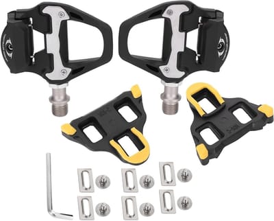 Zelfsluitende Fietspedalen voor Racefietsen met Cleats en Adapter voor Mountainbike SPD-SL - 9x10cm Fietsonderdelen en Accessoires