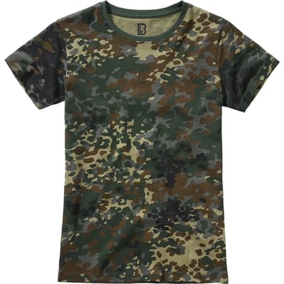 Brandit - Basic Dames Tshirt - XS - Groen