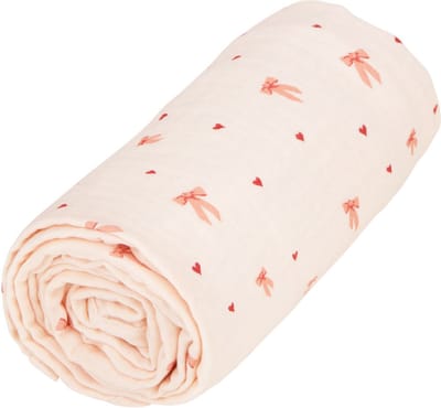 Cam Cam Copenhagen Bows Deken - Muslin - GOTS