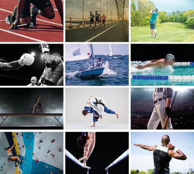 Ansichtkaartenset Olympische spelen